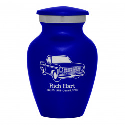 Truck II Keepsake Urn - Midnight Blue