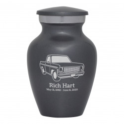 Truck II Keepsake Urn - Gunmetal Gray