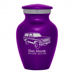 SUV Keepsake Urn - Purple Luster