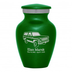 SUV Keepsake Urn - Shamrock Green