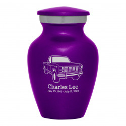 Truck IV Keepsake Urn - Purple Luster