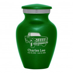 Truck IV Keepsake Urn - Shamrock Green