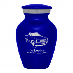 Truck V Keepsake Urn - Midnight Blue