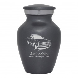Truck V Keepsake Urn - Gunmetal Gray