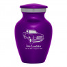 Truck V Keepsake Urn - Purple Luster