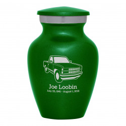 Truck V Keepsake Urn - Shamrock Green