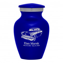 Classic Car II Keepsake Urn - Midnight Blue