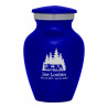 Travel Trailer Camper Keepsake Urn - Midnight Blue