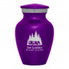 Travel Trailer Camper Keepsake Urn - Purple Luster