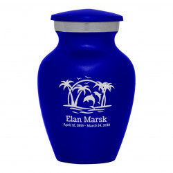 Endless Summer Sunset Keepsake Urn - Midnight Blue