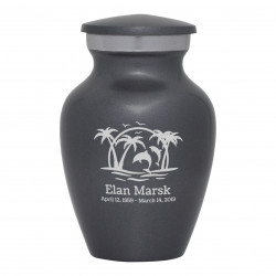 Endless Summer Sunset Keepsake Urn - Gunmetal Gray