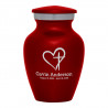 Love of Christ Keepsake Urn - Ruby Red