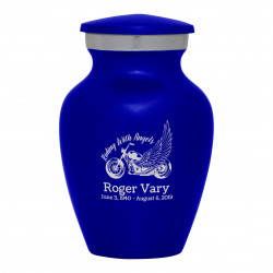 Riding with Angels Keepsake Urn - Midnight Blue