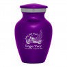 Riding with Angels Keepsake Urn - Purple Luster