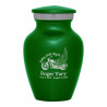 Riding with Angels Keepsake Urn - Shamrock Green