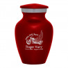 Riding with Angels Keepsake Urn - Ruby Red