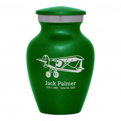 Bush Plane Keepsake Urn - Shamrock Green