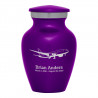 Commercial Airplane Keepsake Urn - Purple Luster