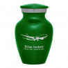Commercial Airplane Keepsake Urn - Shamrock Green