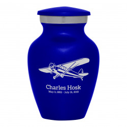 Airplane II Keepsake Urn - Midnight Blue