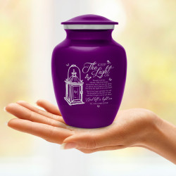 Keep the Light On Sharing Urn - Purple Luster
