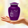 Keep the Light On Sharing Urn - Purple Luster