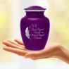 Loved Beyond Words Sharing Urn - Purple Luster