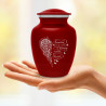 Memory Becomes a Treasure Sharing Urn - Ruby Red