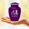 Semi II Sharing Urn - Purple Luster