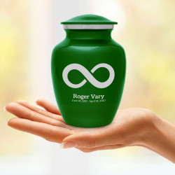 Infinity Sharing Urn - Shamrock Green