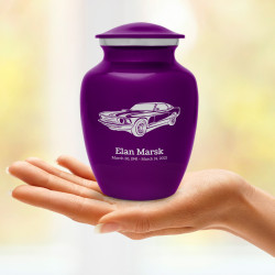 Muscle Car Sharing Urn - Purple Luster