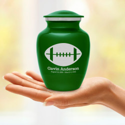Football Sharing Urn - Shamrock Green