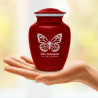 Butterfly Sharing Urn - Ruby Red