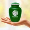 Basketball Sharing Urn - Shamrock Green