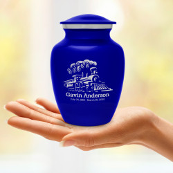 Train Sharing Urn - Midnight Blue
