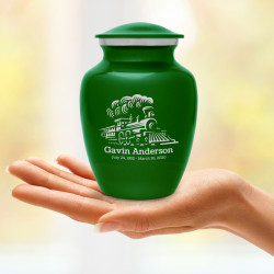 Train Sharing Urn - Shamrock Green