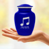 Music Note Sharing Urn - Midnight Blue