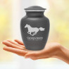 Horse Sharing Urn - Gunmetal Gray