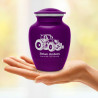 Modern Tractor Sharing Urn - Purple Luster