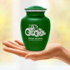 Modern Tractor Sharing Urn - Shamrock Green