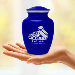Dump Truck Sharing Urn - Midnight Blue