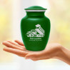 Dump Truck Sharing Urn - Shamrock Green