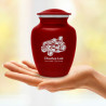 Riding Lawn Mower Sharing Urn - Ruby Red