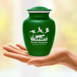 Hunting Dog Sharing Urn - Shamrock Green