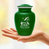 Horse Landscape Sharing Urn - Shamrock Green