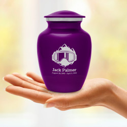 Snow Goggles Sharing Urn - Purple Luster