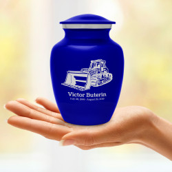 Bulldozer Sharing Urn - Midnight Blue