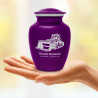 Bulldozer Sharing Urn - Purple Luster