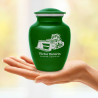 Bulldozer Sharing Urn - Shamrock Green
