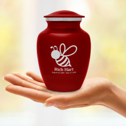 Bee Sharing Urn - Ruby Red